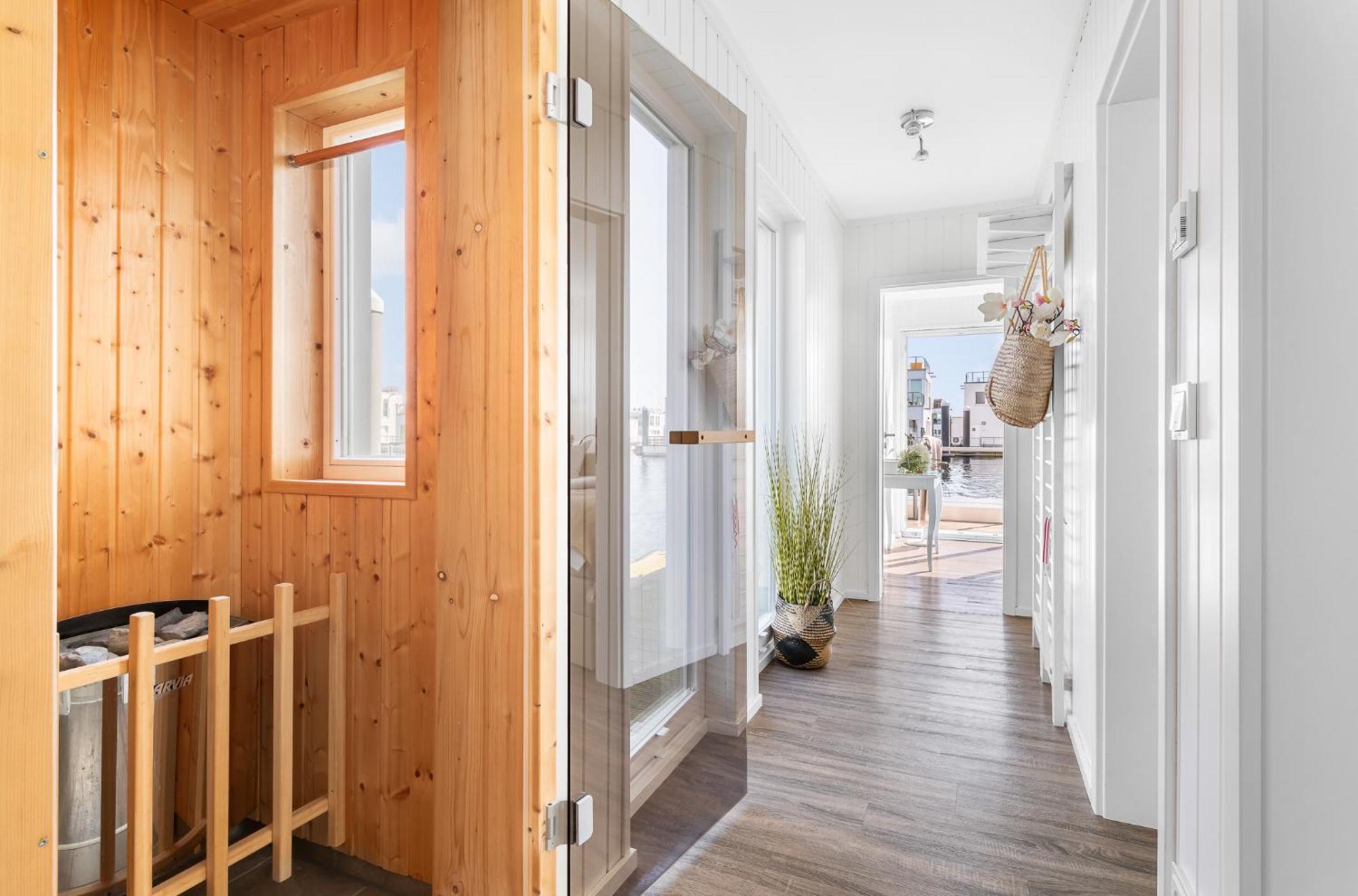 Triton: Meerblick, Sauna, Dachterrasse Olpenitz Exterior photo